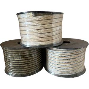 Chất Lượng Cao Chuyên Nghiệp Aramid Graphite <span class=keywords><strong>PTFE</strong></span> Tuyến Bện Sợi Góc Đóng Gói Niêm Phong Dải Cho Van Bơm - Product Image 5