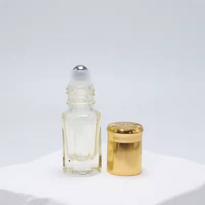 ขวดน้ำหอมหรูหราขนาด 3 มล. 6 มล. แบบลูกกลิ้งเหล็ก ขวดแก้วทรงแปดเหลี่ยม - Product Image 5