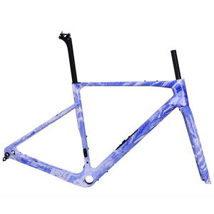 Cadre de vélo de gravier en carbone SUNREMO, pneu maximum 700x50C, patte de dérailleur UDH, boîtier de pédalier T47, cadre de vélo de gravier en carbone - Product Image 2