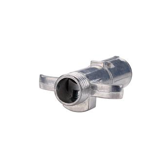 Hot Selling Auto Wire Socket <b>4</b>-Way <b>Connector</b> Solid Brass <b>Pin</b> Die-Casting Housing Plastic Material 12-24V Trailer Side - Product Image 2