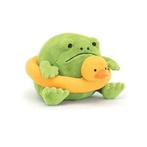 Jelly Cat British untuk Riki Rain Frog Mainan Boneka Hadiah Ulang Tahun 25cm - Product Image 1