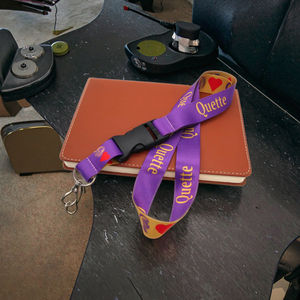 Cute Purple Quette Cincha Letras griegas Bordado Todos los grupos Hermandad griega Estilo de sarga para todo tipo de actividades - Product Image 5