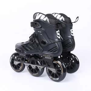 <span class=keywords><strong>Patins</strong></span> en Ligne de Vitesse Professionnels de Haute Qualité 3 Roues pour Homme Adulte, Chaussures de Roller pour Extérieur avec Effet Clignotant - Product Image 3