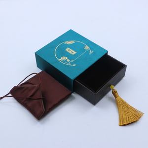 Großhandel Maßgefertigte Schwarze PU-Leder Schublade Schmuckbox Organizer Verpackungsbox für Ring Ohrringe Halskette Armband Schmuckkästchen - Product Image 1