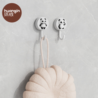 Estante de pared multifuncional Panda de gran venta para sala de estar y baño, bolsas de ropa, maceta, maceta, tela de plástico