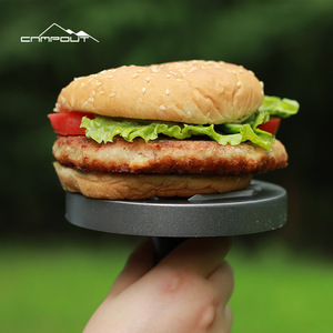 Prensa para Carne CAMPOUT de 12 cm, Molde Manual para Hamburguesas de Aleación de Aluminio, Herramienta de Cocina para Asados y Camping - Product Image 4