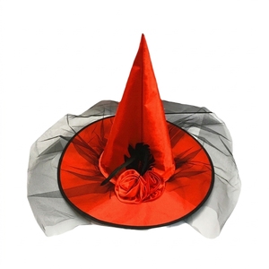 Cappello <span class=keywords><strong>da</strong></span> <span class=keywords><strong>strega</strong></span> nero, accessorio per costume <span class=keywords><strong>da</strong></span> festa di Halloween - Product Image 3