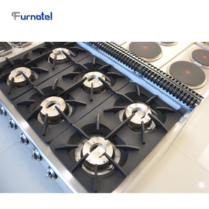 Thương mại furnotel 700 Series <span class=keywords><strong>6</strong></span> <span class=keywords><strong>Burner</strong></span> <span class=keywords><strong>gas</strong></span> phạm vi với lò - Product Image 2