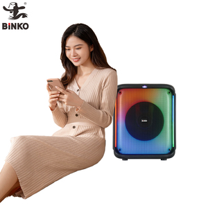 Binko Loa di động <span class=keywords><strong>Guitar</strong></span> đầu vào Loa máy tính màu xanh răng kết nối âm nhạc mini thông minh LED ip67waterproof ánh sáng Loa - Product Image 1
