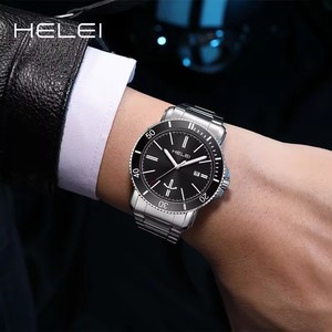 Helei 9002, reloj <span class=keywords><strong>Original</strong></span> para hombre, resistente al agua, cuarzo japonés, resistente a la noche, luminoso, estilo de negocios, relojes de acero inoxidable - Product Image 5
