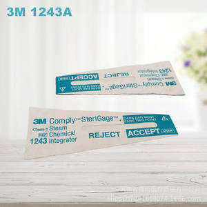 Carte indicatrice chimique pour stérilisation à la vapeur sous pression Shinva IB1001, boîte de 200 pièces, pour stérilisateurs à vapeur - Product Image 2