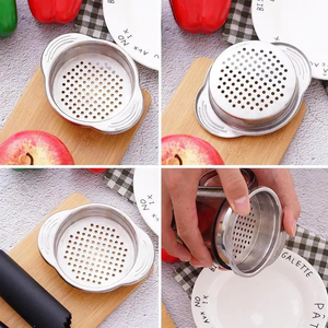 Wholesale Universal Stainless Steel Can <b>Strainer</b> & <b>Colander</b> Reusable Portable Design for Vegetables Fruits Easy to Clean - Product Image 5