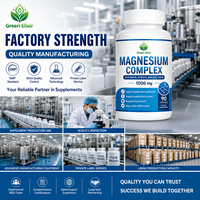 Kapsul Magnesium Glisinat Sitrat Malat Oksida 1000mg Pendukung Fungsi Tulang, Otot, dan Tubuh 90 Kapsul Kemasan Besar