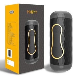 Flip Hole Kunstmatige <span class=keywords><strong>Pussy</strong></span> Masturbatiecup Mannelijke Masturbator Dubbele Kop Zuigende Handmatige Besturing Volwassen Seks Speelgoed voor Mannen - Product Image 1
