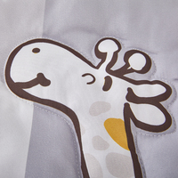 Parure de Linge de Lit pour Lit Bébé ou Berceau, Motif Cerf Animalier de Dessin Animé, Comprenant Couette et Draps