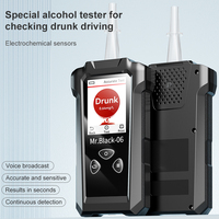 Meilleur testeur d'alcoolémie avec 11 capteurs à pile à combustible importés, conception portable, éthylotest HM 06