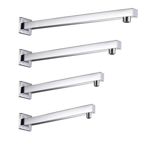 Tubo de extensión de brazo de ducha de lluvia de acero inoxidable montado en la pared cuadrado con función de cabezal de ducha <span class=keywords><strong>para</strong></span> <span class=keywords><strong>Baño</strong></span> - Product Image 1