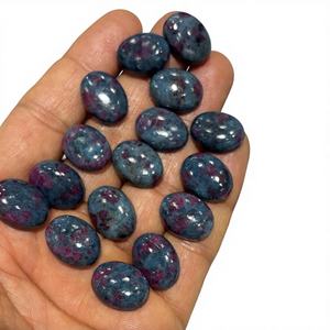 Nice Natural Labradorite 10x14mm Oval Carving Cabochon Handmade Summer Macrame <b>Bracelet</b> Necklace Jewelry High Quality IGI - Product Image 1