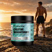 Créatine monohydrate, complément alimentaire en poudre, sans saveur, pour la musculation, étiquette privée OEM