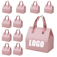 Sac isotherme non tissé personnalisé avec logo imprimé et doublure en aluminium pour la livraison de nourriture