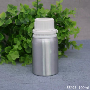 <span class=keywords><strong>Bouteille</strong></span> métallique en aluminium argenté personnalisable de 50ml 100ml pour huiles essentielles à usage industriel-Chimique - Product Image 2