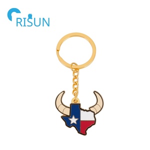 Mỹ Yêu Nước texan bản đồ cờ Móc khóa móc khóa Mỹ TX <span class=keywords><strong>Texas</strong></span> bang Móc Chìa Khóa vẫy cờ - Product Image 5