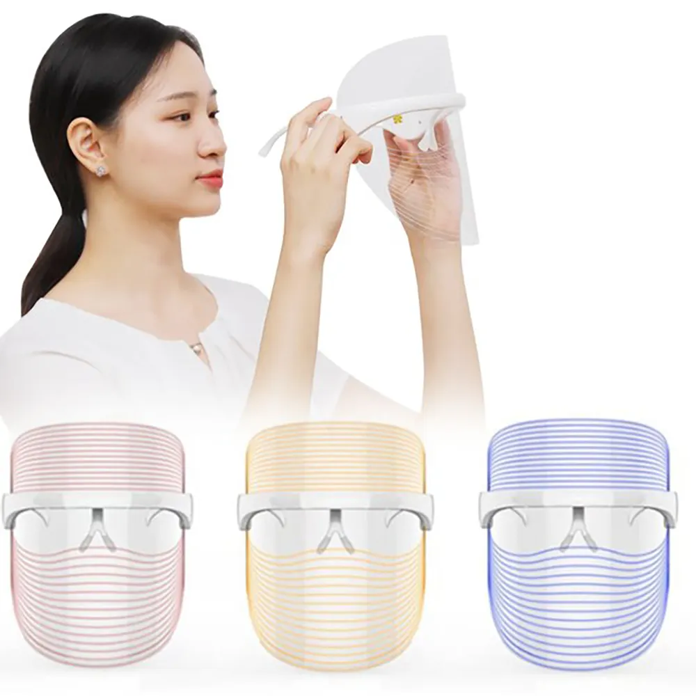 Professional Photon Mask Therapy Skin Rechargeable Beauty Personal Care Skin Whitening Wireless Led Face Mask