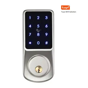 Canada America waterproof wifi door lock Smart Lock with Tuya Door bell Smartek Newest biometric deadbolt lock