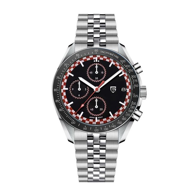 2025 New PAGANI DESIGN Men's Watches Luxury VK67 Watch for Man Quartz Wristwatch Chronograph AR Sapphire Mirror Waterproof Clock