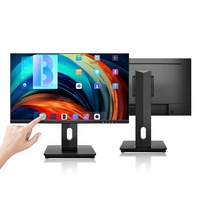 Moniteur tactile rétroéclairé IPS LED beige de 24 pouces pour interface, format 16:9, garantie 1 an, pour utilisation industrielle sur ordinateur de bureau