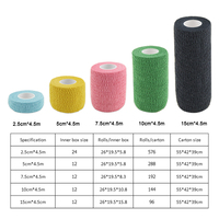 Bande de contention élastique auto-adhésive non tissée extensible pour la protection sportive, soutien du poignet, de la cheville et du genou, utilisation en extérieur, en rouleau