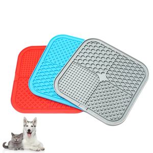 Silicone Anti-soffocamento cucciolo di <span class=keywords><strong>cane</strong></span> gatto Lick ciotola eco-friendly lento alimentazione Lick Mat facile da pulire per Pet Food - Product Image 1