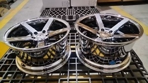 Jantes de voiture en alliage chromé concave 18 pouces 5X1143 5 trous pour <span class=keywords><strong>Panoz</strong></span> Aiv Roadster Lexus Is250 Kia Optima Volvo - Product Image 4