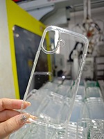 Coques de téléphone transparentes en acrylique antichoc pour S25 Plus/S25/S24 Ultra avec support magnétique et couleurs personnalisables