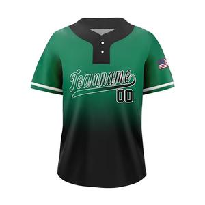 Op Maat Gemaakte Honkbaljersey Met Twee Knoppen En Een Uniek Ontwerp - Product Image 5