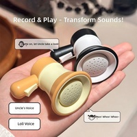Mini Altavoz Portátil con Grabación, Llavero, Megáfono de Mano Pequeño, Juguete, Bonito Colgante Decorativo para Mochila, Venta al por Mayor