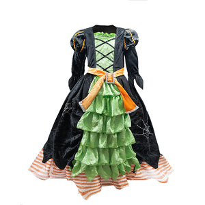 All'ingrosso personalizzabile Halloween Fancy Girl vestito da strega principessa costume Cosplay cappello film TV ispirato ai costumi del Festival per bambini - Product Image 4