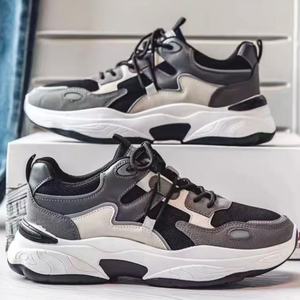 Zapatillas de running con cordones para hombre, nueva colección primavera-otoño 2026, de marca juvenil, a la moda, versátiles y con aumento de altura. - Product Image 1