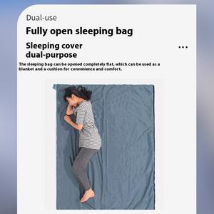 <span class=keywords><strong>Sac</strong></span> <span class=keywords><strong>de</strong></span> <span class=keywords><strong>couchage</strong></span> enveloppe imperméable 3 saisons léger lavable doublure douce rembourrage en coton camping randonnée en plein air voyage en voiture - Product Image 4