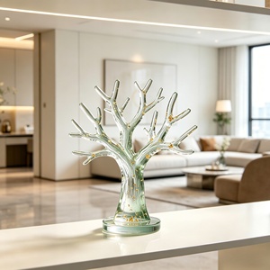 Árbol de los Deseos Dorado, Adorno de Resina Transparente, Decoración del Árbol de <span class=keywords><strong>la</strong></span> <span class=keywords><strong>Vida</strong></span>, una Opción Ideal para Decoración del Hogar y Regalos. - Product Image 6