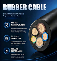 Câble robuste en cuivre gainé de caoutchouc YC 450/750V pour machine de forage d'exploration pétrolière et système d'alimentation mobile