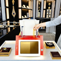 Analyseur d'or XRF haute précision 50 kV, spectrophotomètre à fluorescence, spectromètre à rayons X, mesure de la pureté de l'or 24 carats