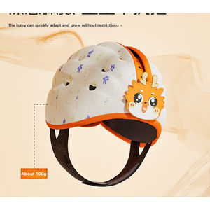 Casco de Seguridad Anticaídas para Bebés, Gorro Protector para la Cabeza de Niños Pequeños, para Aprender a Caminar, Suave, Transpirable y Ajustable, de Algodón - Product Image 5