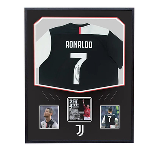 Cadre en bois massif personnalisé pour <span class=keywords><strong>maillot</strong></span> de football, basketball, <span class=keywords><strong>NBA</strong></span>, collection commémorative, avec signature Ronaldo, pour <span class=keywords><strong>maillot</strong></span> de football ou de basketball. - Product Image 3