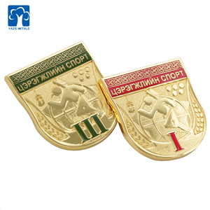 사용자 정의 geocache 곡선 하이킹 3D 로고 금속 배지 핀 - Product Image 6