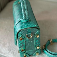 Sac à main de luxe de style python pour femme, sacs à main de style serpent python en cuir véritable