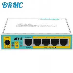 RB750Upr2 HEX PoE 라이트 5 10/100 이더넷 포트 1 USB 2.0 포트 POE 출력 유선 라우터