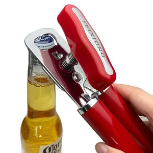 Zenidoo Ouvre-boîte en acier inoxydable, ouvre-bouteille de bière, poignée antidérapante, multifonctionnel, écologique, tête de couteau rotative, cuisine - Product Image 4