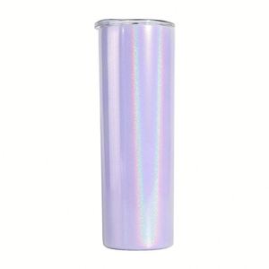 20oz Portable Straight Tumbler <b>Glitter</b> Surface 304 Steel Vacuum Sublimation Outdoor Sports Mug Wholesale - Product Image 2