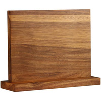 Porte-couteaux magnétique en bois, présentoir et support de rangement pour couverts
